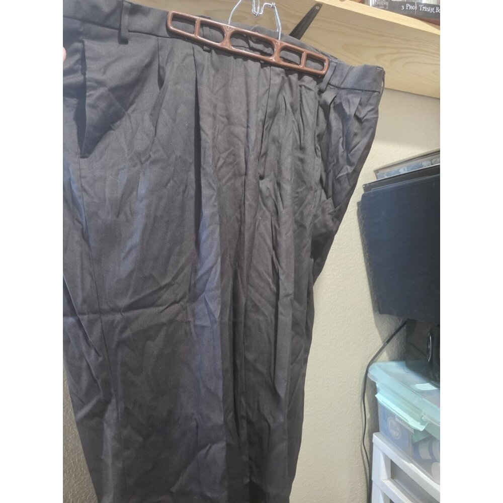 Savage Dark Gray Dress Pants Men's Size 48x28 Waist 48 Length 28"